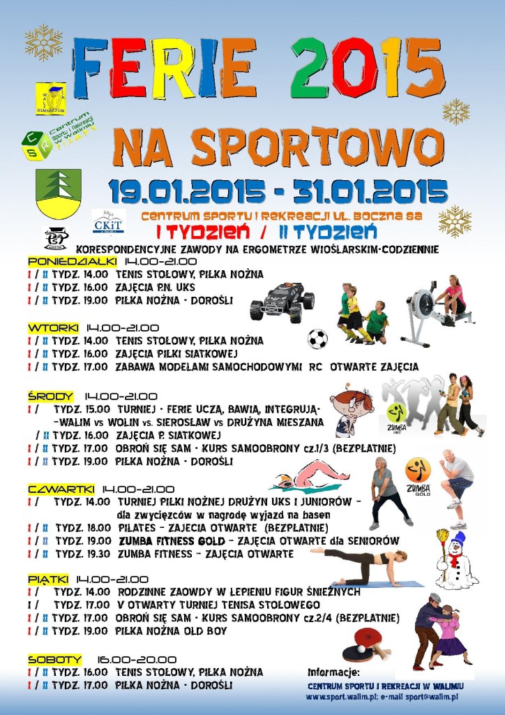 FERIE WALIM '15 plakat