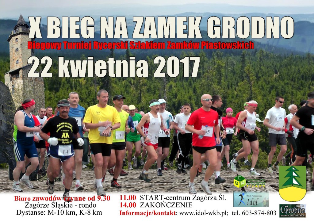 x bieg na zamek grodno